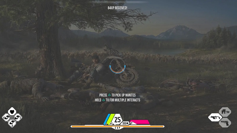 Screenshot der Benutzeroberfläche des unangekündigten Spiels von Bend Studio Screenshot der Benutzeroberfläche des unangekündigten Spiels von Bend Studio