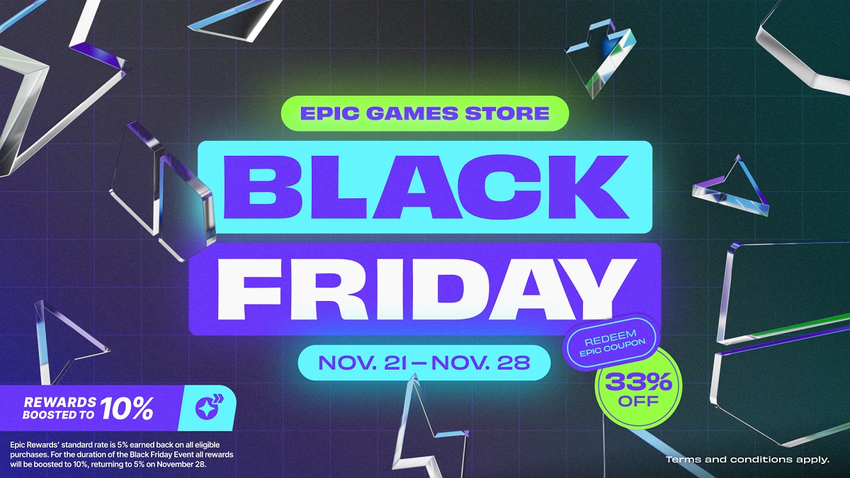 Epic Games Store lädt zum Black Friday ein - Spielern werden große Rabatte, mehr Cashback und ein spezielles Bonusprogramm geboten Epic Games Store lädt zum Black Friday ein - Spielern werden große Rabatte, mehr Cashback und ein spezielles Bonusprogramm geboten
