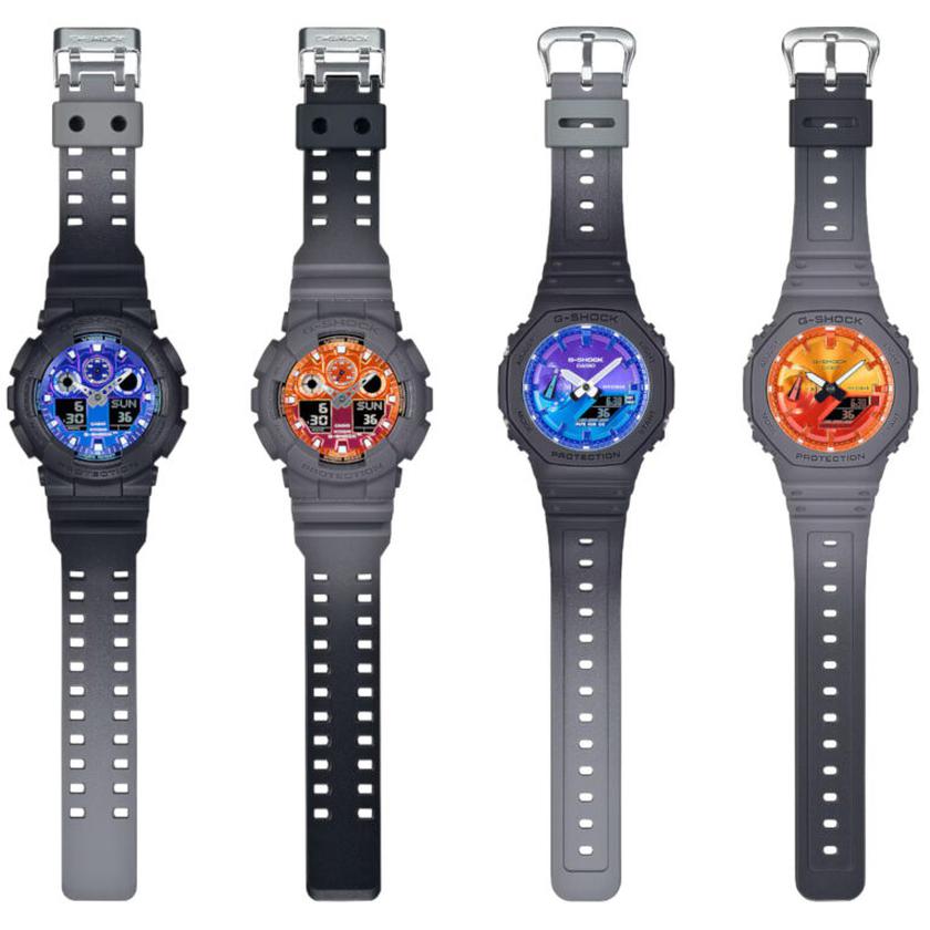 G-Shock Flame Inside Uhr mit orangem Farbverlauf G-Shock Flame Inside Uhr mit orangem Farbverlauf