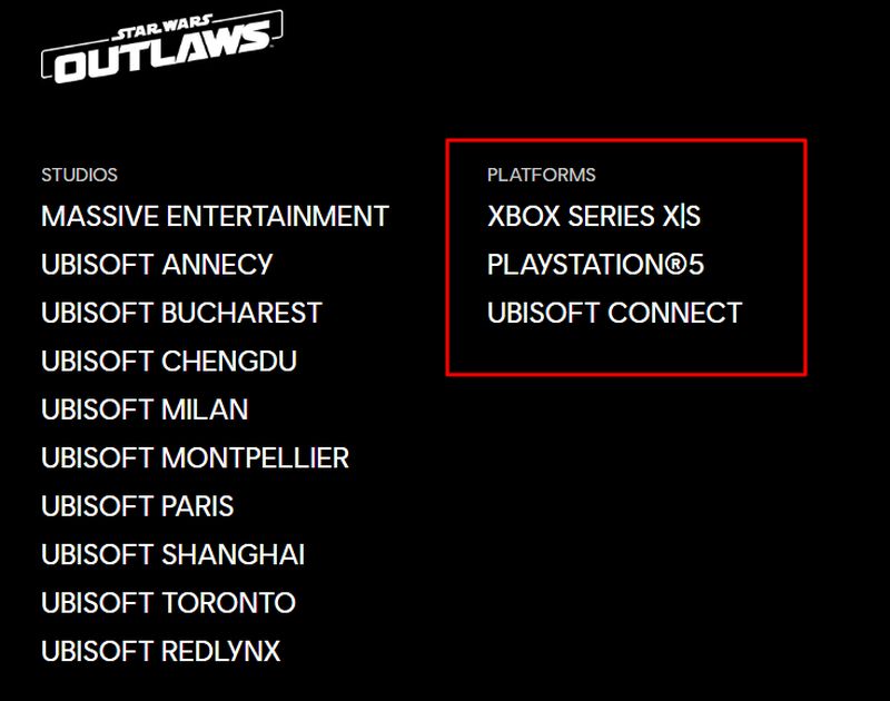 Steam- und EGS-Nutzer werden Star Wars: Outlaws nicht kaufen können. Das vielversprechende Actionspiel wird nur für PC-Spieler im Ubisoft Store und bei Ubisoft Connect erhältlich sein.-2 Steam- und EGS-Nutzer werden Star Wars: Outlaws nicht kaufen können. Das vielversprechende Actionspiel wird nur für PC-Spieler im Ubisoft Store und bei Ubisoft Connect erhältlich sein.-2