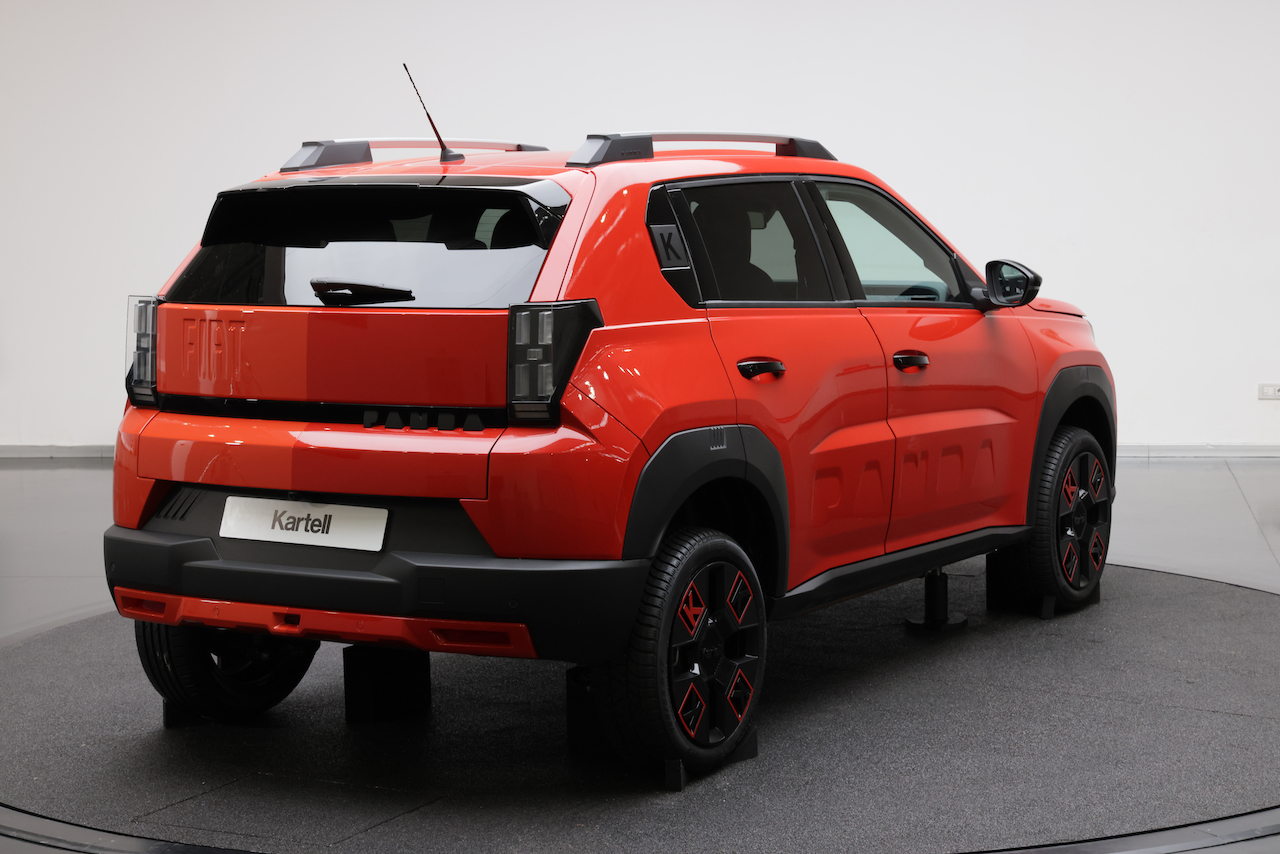 Stylische Details des Fiat Grande Panda Kartell Stylische Details des Fiat Grande Panda Kartell
