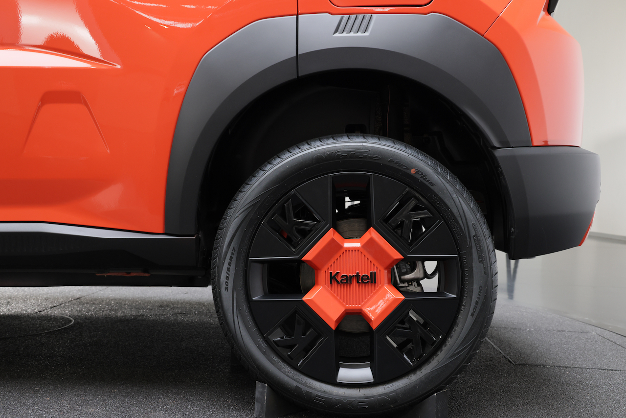 Formdynamik des Fiat Grande Panda Kartell Formdynamik des Fiat Grande Panda Kartell