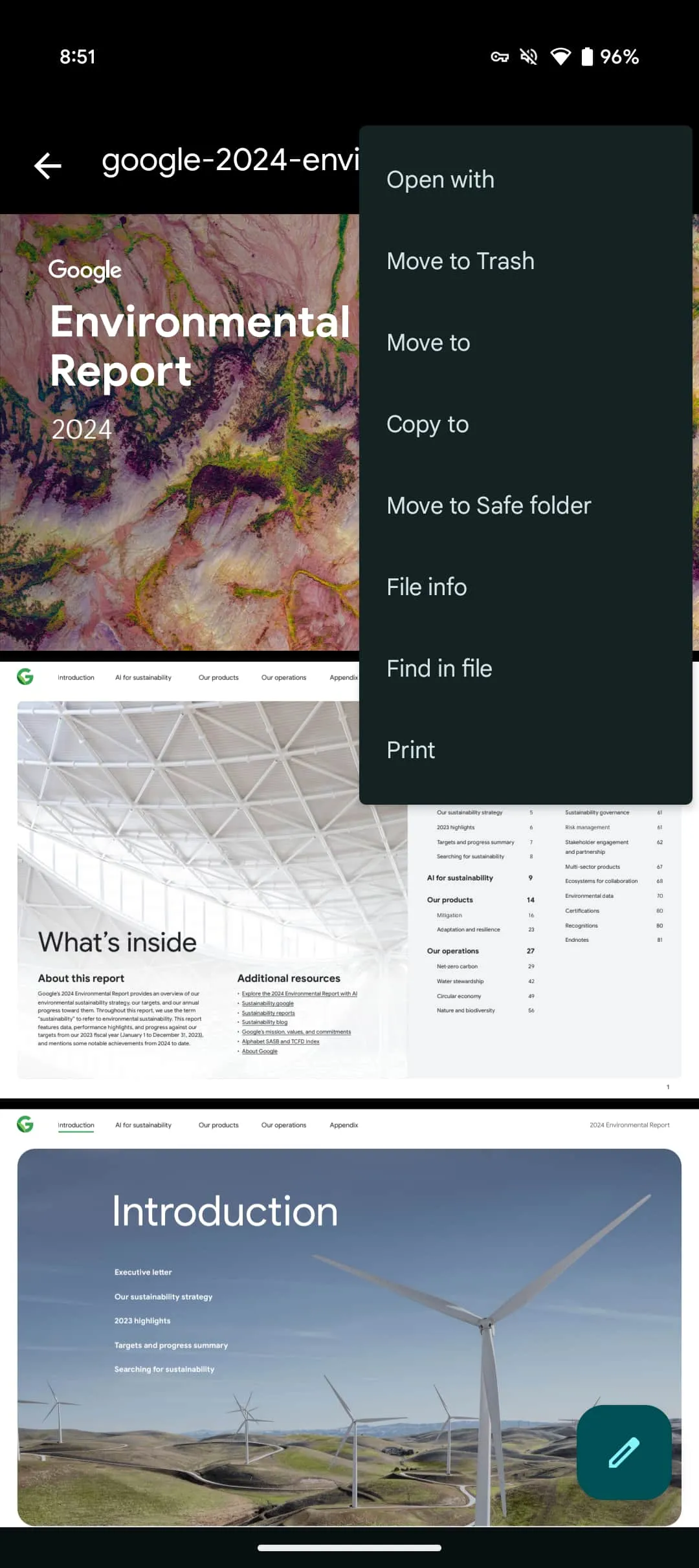 Google Files App-Schnittstelle mit neuem PDF-Viewer Google Files App-Schnittstelle mit neuem PDF-Viewer