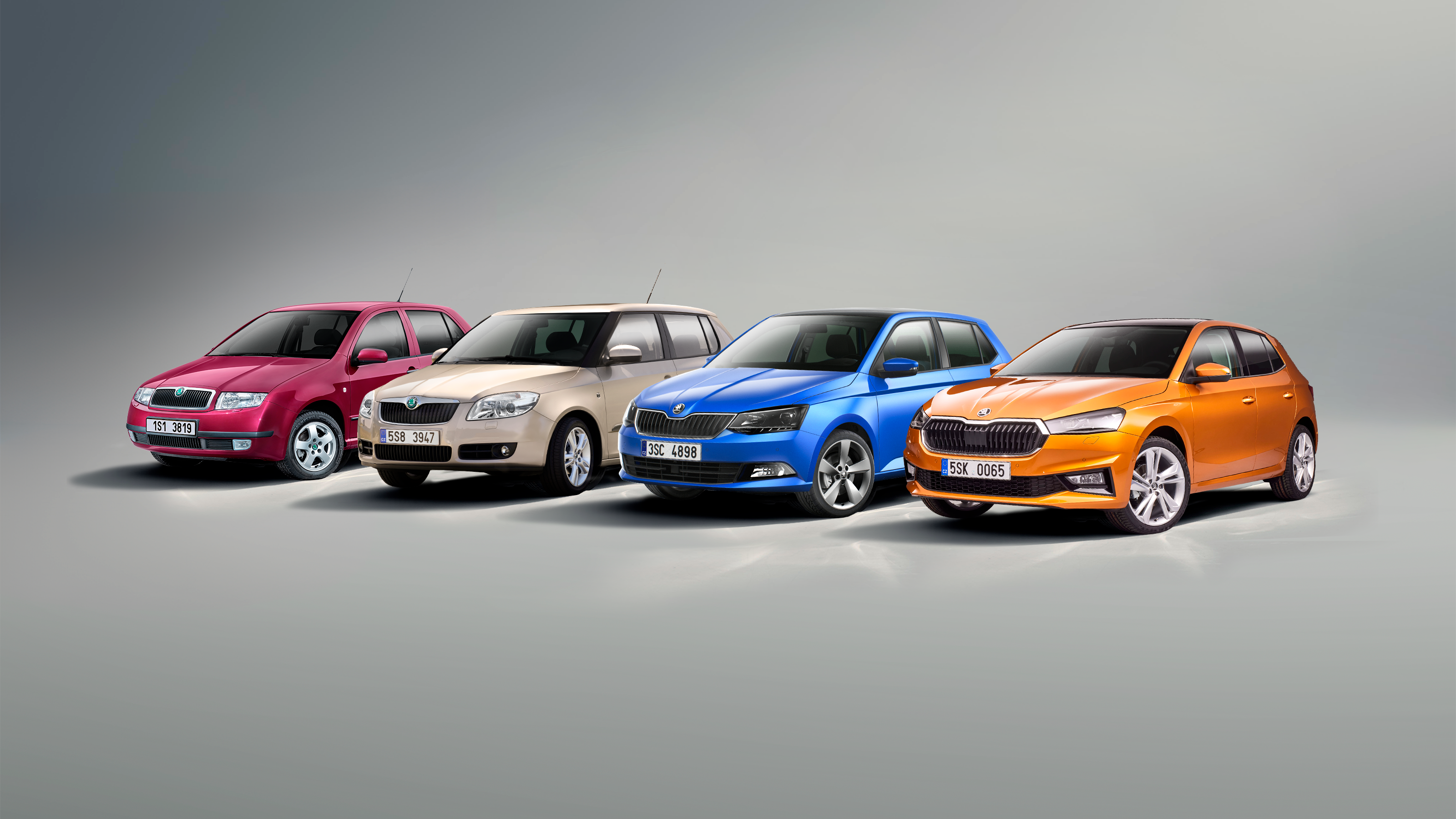 Alle Generationen des Skoda Fabia
