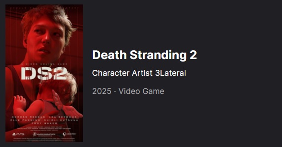 Death Stranding 2 wird im Jahr 2025 veröffentlicht - so die Seite eines der Künstler des Projekts-2 Death Stranding 2 wird im Jahr 2025 veröffentlicht - so die Seite eines der Künstler des Projekts-2
