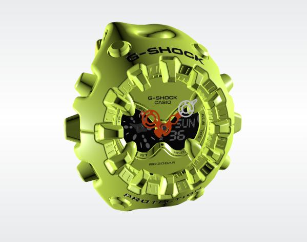 G-Shock GA-V01 in lindgrüner Farbe G-Shock GA-V01 in lindgrüner Farbe