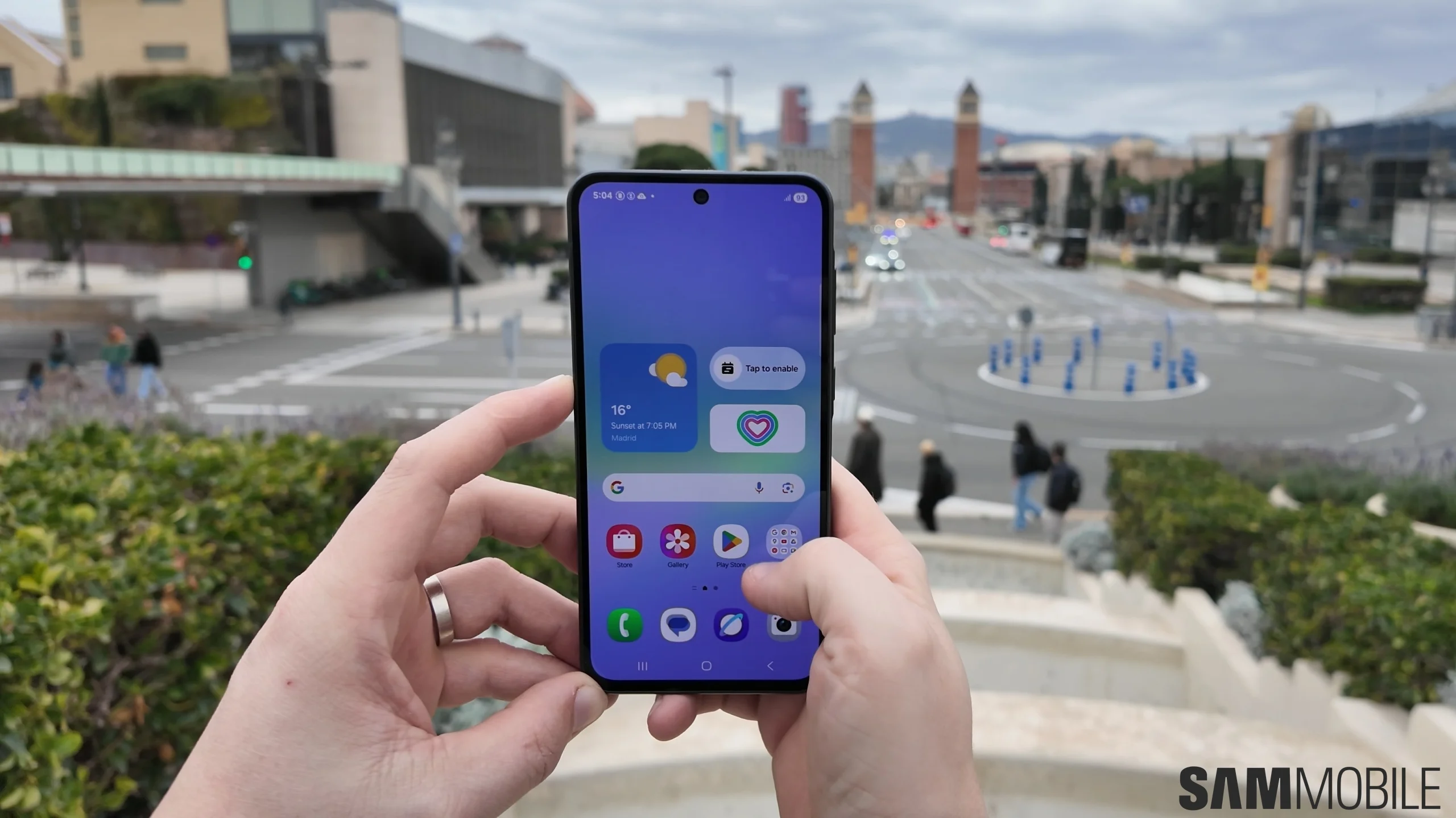 Galaxy A36 Startbildschirm Galaxy A36 Startbildschirm