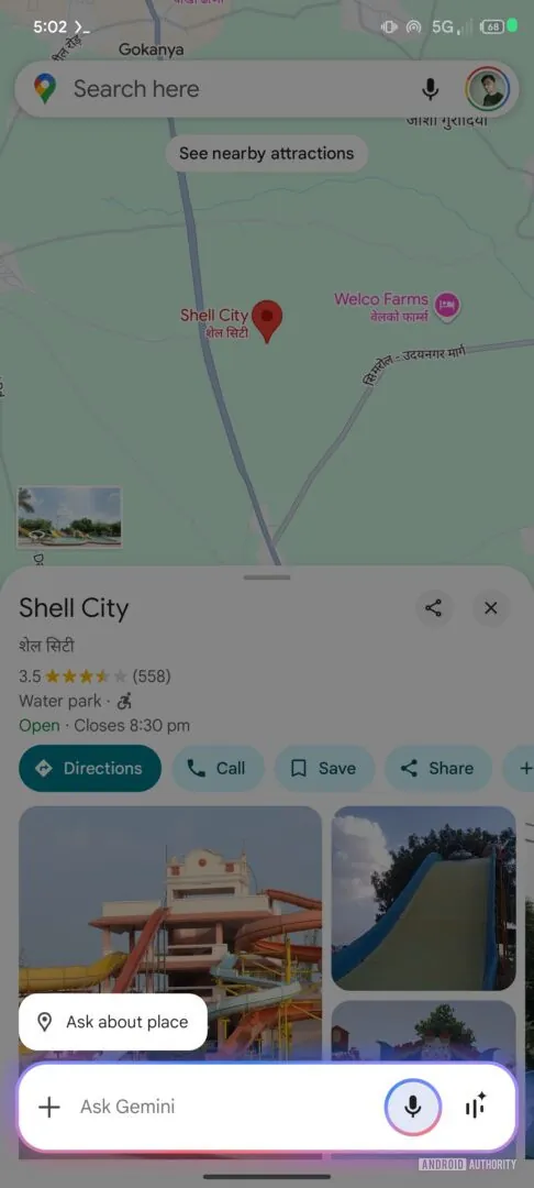 Chip für Gemini Google Maps Schnittstelle Chip für Gemini Google Maps Schnittstelle