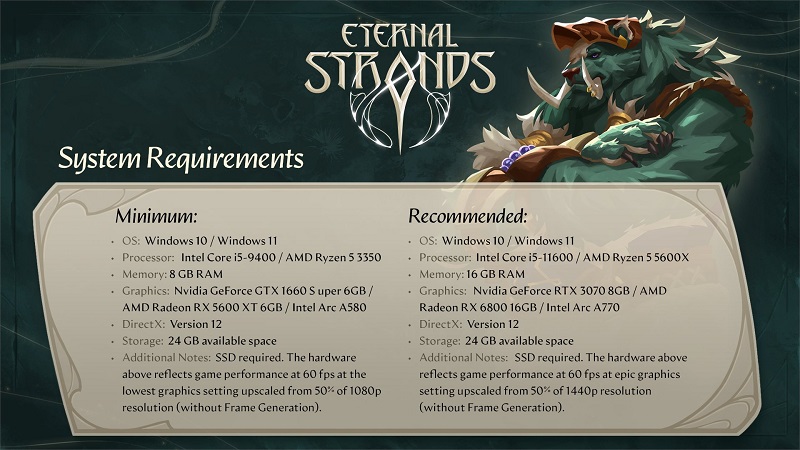 Illustration für das Spiel Eternal Strands