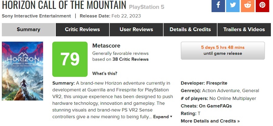 Die Kritiker haben das VR-Spiel Horizon Call of the Mountain gelobt. Das Projekt demonstriert perfekt die Fähigkeiten des neuen Virtual-Reality-Headsets-2 Die Kritiker haben das VR-Spiel Horizon Call of the Mountain gelobt. Das Projekt demonstriert perfekt die Fähigkeiten des neuen Virtual-Reality-Headsets-2