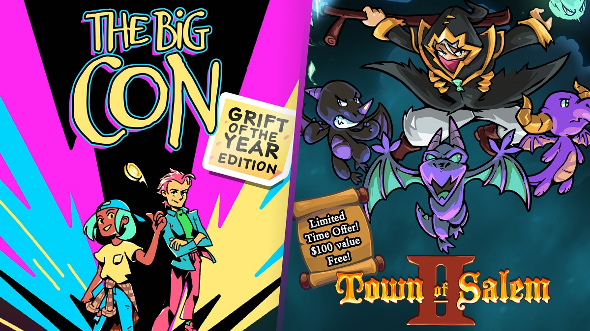 Der Epic Games Store hat begonnen, The Big Con und Town of Salem 2 zu verschenken. Der Epic Games Store hat begonnen, The Big Con und Town of Salem 2 zu verschenken.