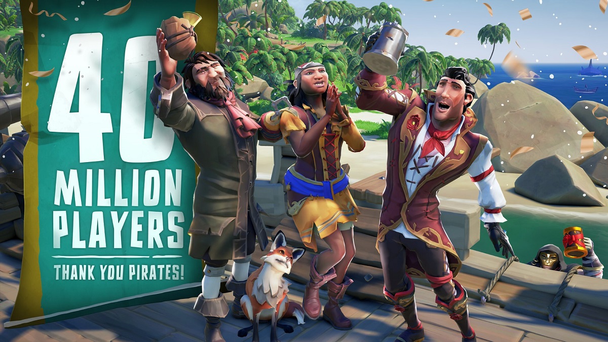 Sea of Thieves ist gut besucht: Die Entwickler berichten, dass mehr als 40 Millionen Menschen das Spiel gespielt haben. Sea of Thieves ist gut besucht: Die Entwickler berichten, dass mehr als 40 Millionen Menschen das Spiel gespielt haben.