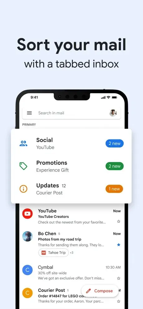 Altes Gmail-Design für iOS Altes Gmail-Design für iOS