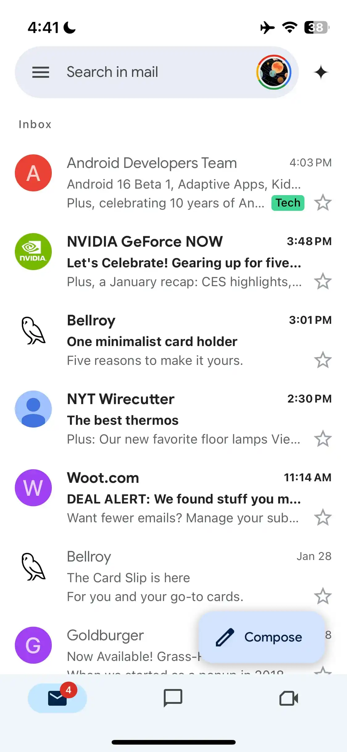 Details zum neuen Gmail-Design für das iPhone Details zum neuen Gmail-Design für das iPhone
