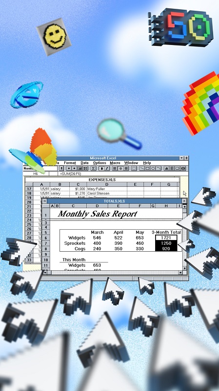 Excel-Stil-Tapete Excel-Stil-Tapete