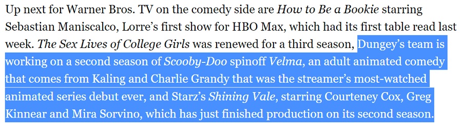 Eine zweite Staffel von Velma ist in Sicht! Die Autoren der "schlechtesten Zeichentrickserie auf HBO Max" arbeiten bereits an einer Fortsetzung-2 Eine zweite Staffel von Velma ist in Sicht! Die Autoren der "schlechtesten Zeichentrickserie auf HBO Max" arbeiten bereits an einer Fortsetzung-2