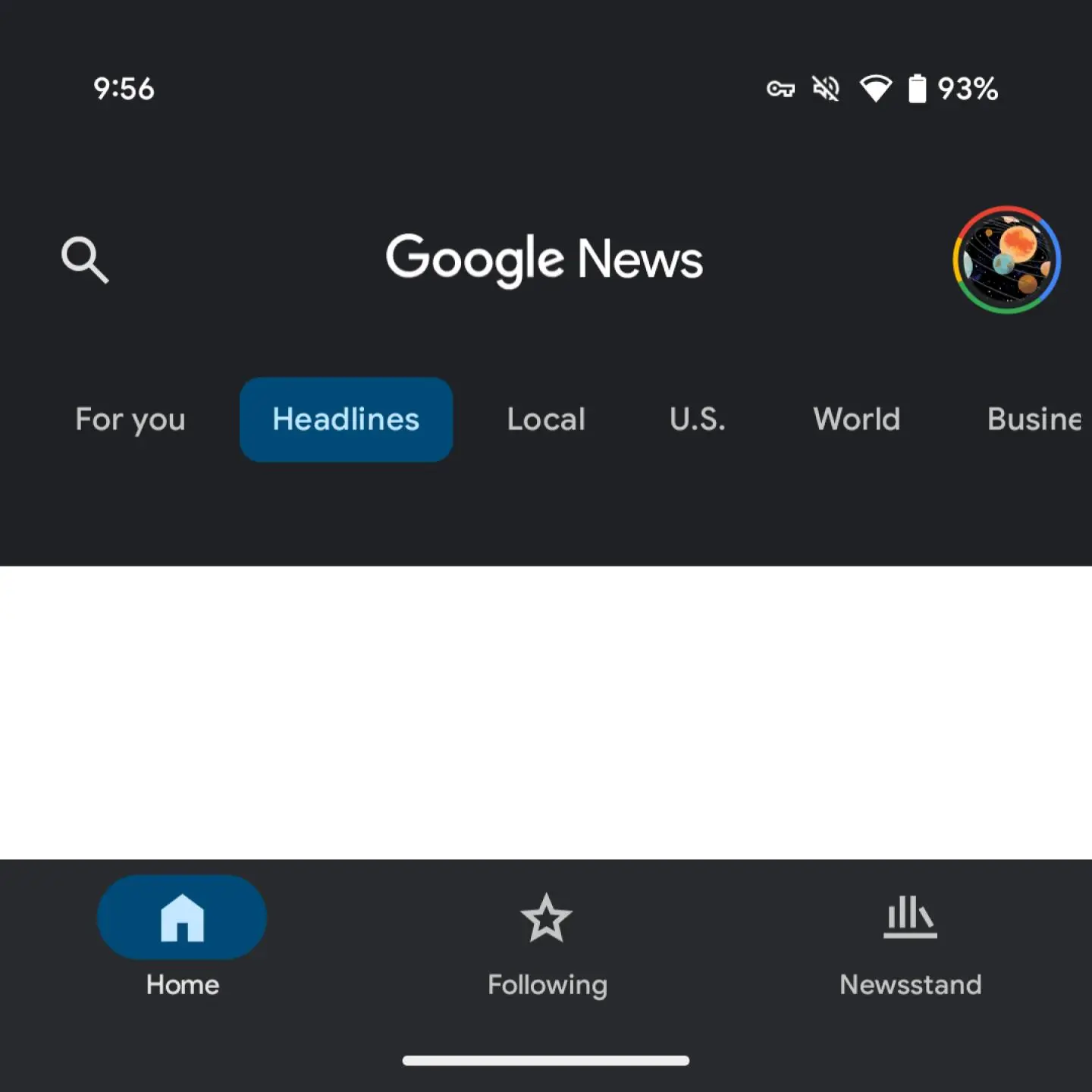 Neugestaltung der Fußzeile von Google News - Bild 2 Neugestaltung der Fußzeile von Google News - Bild 2