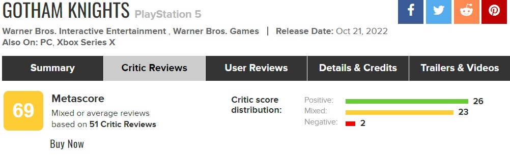 Die ersten Wertungen für Gotham Knights stimmen nicht optimistisch: Kritiker sind nicht beeindruckt vom neuen DC Comics-basierten Koop-Actionspiel-2 Die ersten Wertungen für Gotham Knights stimmen nicht optimistisch: Kritiker sind nicht beeindruckt vom neuen DC Comics-basierten Koop-Actionspiel-2
