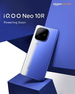 Smartphone iQOO Neo 10R in der Farbe MoonKnight Titanium Smartphone iQOO Neo 10R in der Farbe MoonKnight Titanium