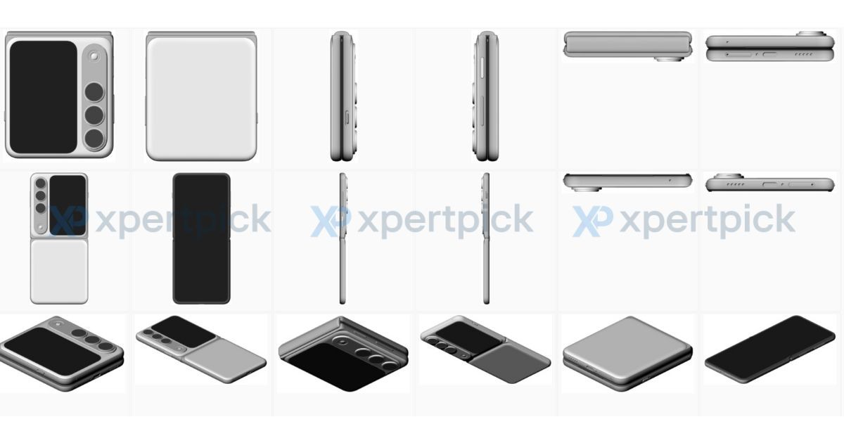 Patentbild des Oppo Find N5 Flip
