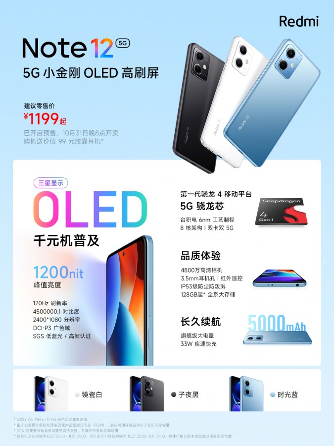 Redmi Note 12 - Snapdragon 4 Gen1, 48MP Kamera und 120Hz OLED-Display für $165-2 Redmi Note 12 - Snapdragon 4 Gen1, 48MP Kamera und 120Hz OLED-Display für $165-2