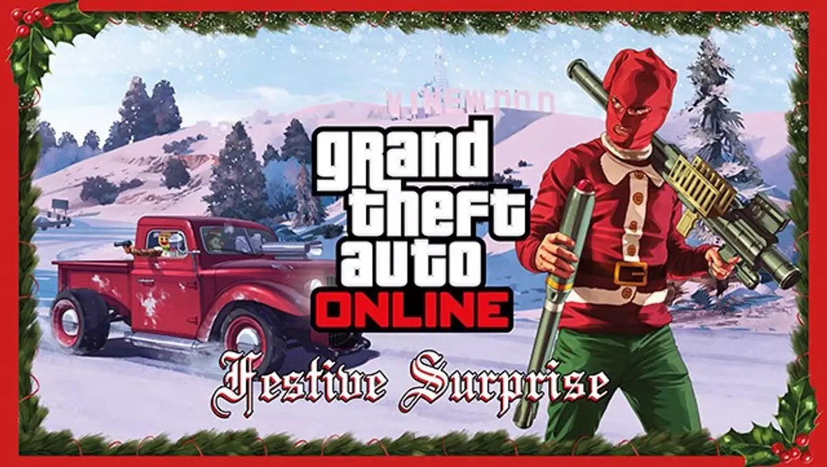 Grand Theft Auto Online hat sein jährliches Weihnachts-Event gestartet! Beeilen Sie sich, um an dem Feiertagschaos teilzunehmen und schöne Boni zu erhalten Grand Theft Auto Online hat sein jährliches Weihnachts-Event gestartet! Beeilen Sie sich, um an dem Feiertagschaos teilzunehmen und schöne Boni zu erhalten