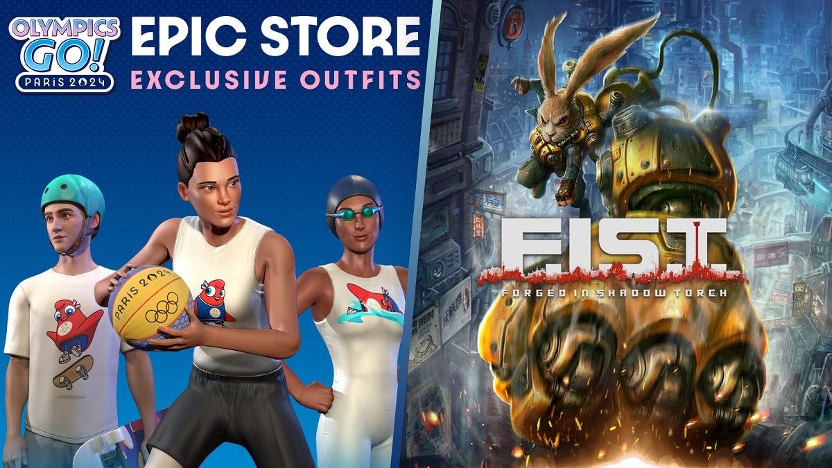 Brutal Rabbit und Trainingsanzüge: EGS hat ein Giveaway für den Action-Platformer FIST: Forged In Shadow Torch und ein Set für Olympics Go! Paris 2024. Brutal Rabbit und Trainingsanzüge: EGS hat ein Giveaway für den Action-Platformer FIST: Forged In Shadow Torch und ein Set für Olympics Go! Paris 2024.