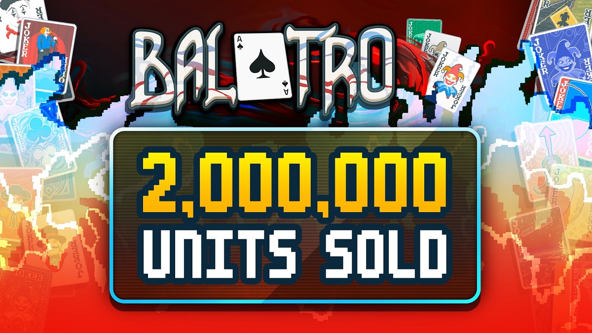 Der Verkauf des Kartenspiels Balatro hat 2 Millionen Exemplare überschritten: Der Entwickler bereitet ein großes Update und einige Überraschungen für die Spieler vor Der Verkauf des Kartenspiels Balatro hat 2 Millionen Exemplare überschritten: Der Entwickler bereitet ein großes Update und einige Überraschungen für die Spieler vor