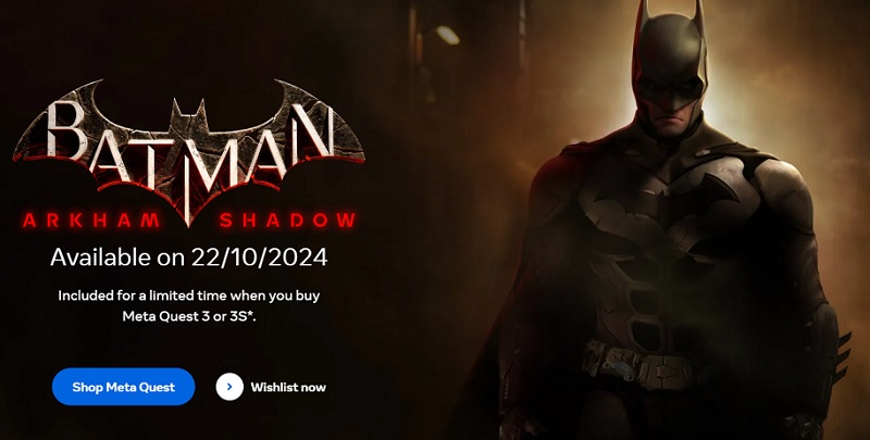 Das Veröffentlichungsdatum für das VR-Spiel Batman: Arkham Shadow, ein ambitioniertes Exklusivspiel für das Meta Quest 3-Headset, wurde bekannt gegeben-2 Das Veröffentlichungsdatum für das VR-Spiel Batman: Arkham Shadow, ein ambitioniertes Exklusivspiel für das Meta Quest 3-Headset, wurde bekannt gegeben-2