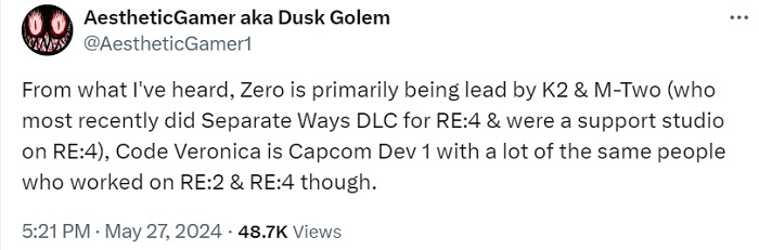 Der Chefredakteur von VGC bestätigt die Informationen über die Entwicklung von Resident Evil Zero und Code Veronica Remakes. Es wurde bekannt, und wer ist in der Aktualisierung der Kult-Horrorfilme beschäftigt-2 Der Chefredakteur von VGC bestätigt die Informationen über die Entwicklung von Resident Evil Zero und Code Veronica Remakes. Es wurde bekannt, und wer ist in der Aktualisierung der Kult-Horrorfilme beschäftigt-2