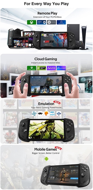 Eine Spielesitzung mit dem Abxylute One Pro