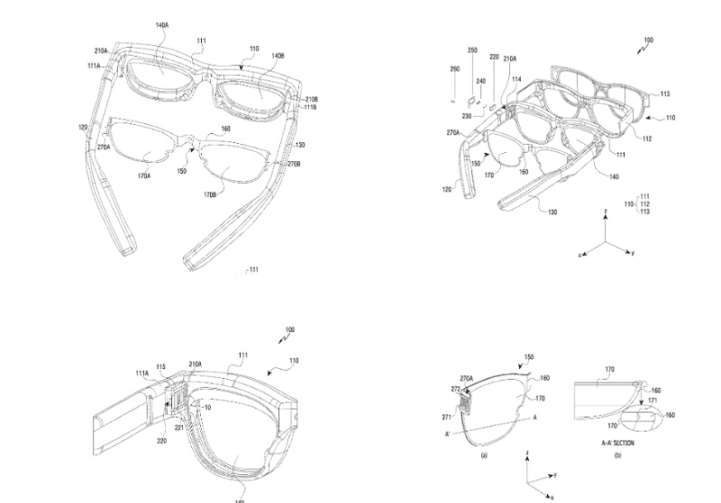 Zeichnung des Samsung-Objektivsystems Zeichnung des Samsung-Objektivsystems