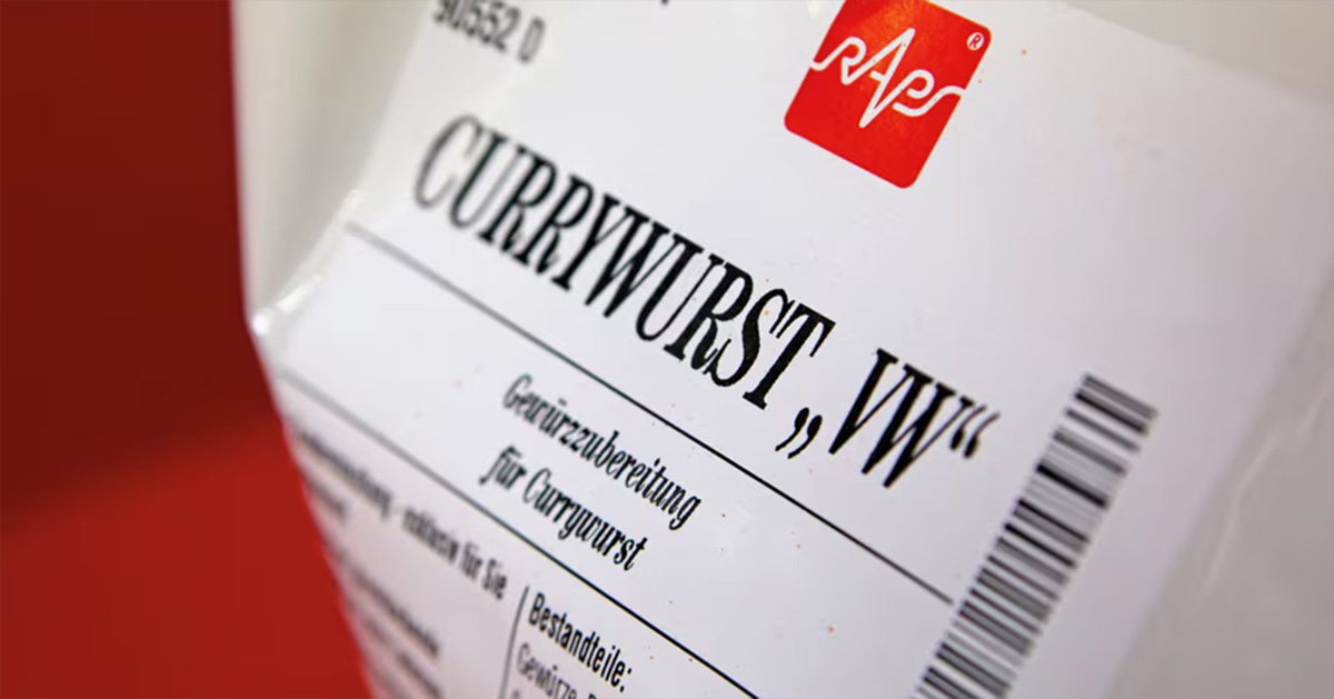 VW Currywurst Die VW-Currywurst von Volkswagen