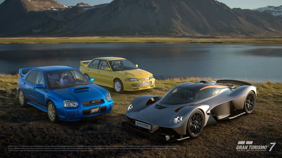 Die Entwickler von Gran Turismo 7 haben im Juni-Update drei ikonische Autos zum Spiel hinzugefügt: den Aston Martin Valkyrie, den Mitsubishi Lancer und den Subaru Impreza sowie viele neue Inhalte