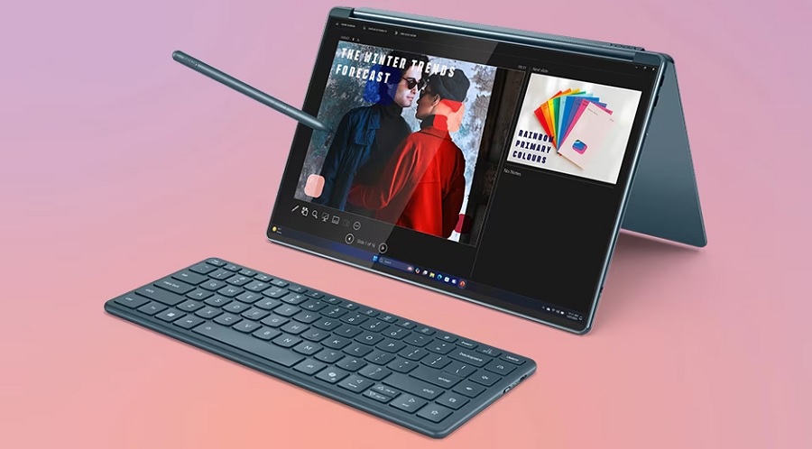 Arbeiten mit Gesten auf dem Yoga Book 9i Arbeiten mit Gesten auf dem Yoga Book 9i