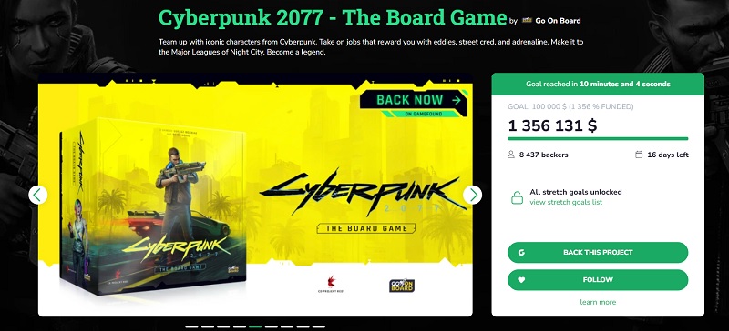 In nur wenigen Stunden sammelten die Spieler fast 1,5 Millionen Dollar für die Desktop-Version von Cyberpunk 2077: Die Entwickler präsentierten einen ausführlichen Trailer des Spiels-2 In nur wenigen Stunden sammelten die Spieler fast 1,5 Millionen Dollar für die Desktop-Version von Cyberpunk 2077: Die Entwickler präsentierten einen ausführlichen Trailer des Spiels-2