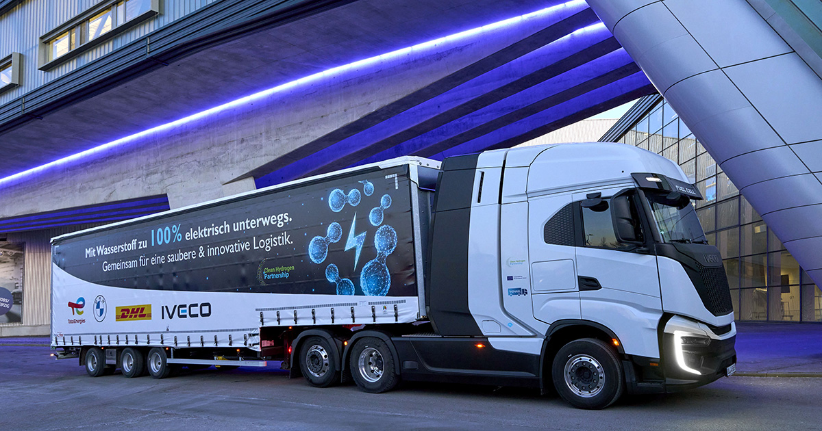 IVECO S-eWay Fuel Cell Truck bei BMW-Veranstaltung