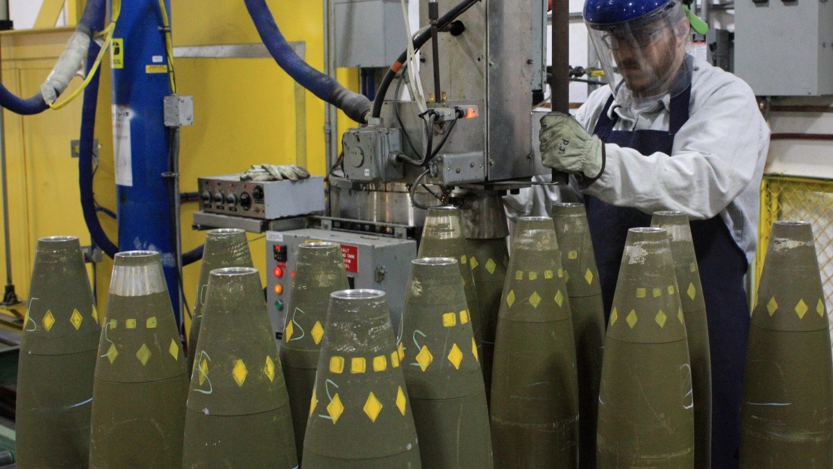 Armee-Munitionsfabrik in Macalester