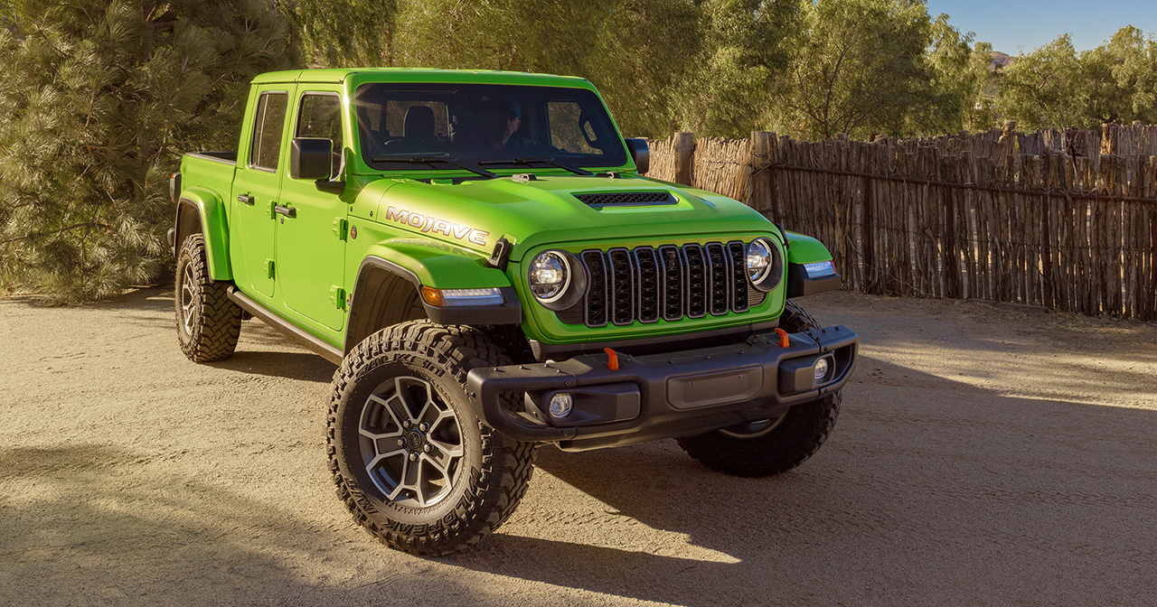 Jeep Gladiator in der Farbe Mojito Green Jeep Gladiator in der Farbe Mojito Green