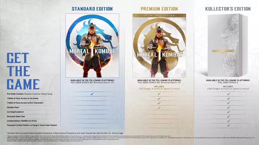 Drei Editionen des Kampfspiels Mortal Kombat 1 wurden veröffentlicht. Die Collector's Edition wird eine coole Figur des Hauptgegners des Spiels enthalten-3 Drei Editionen des Kampfspiels Mortal Kombat 1 wurden veröffentlicht. Die Collector's Edition wird eine coole Figur des Hauptgegners des Spiels enthalten-3