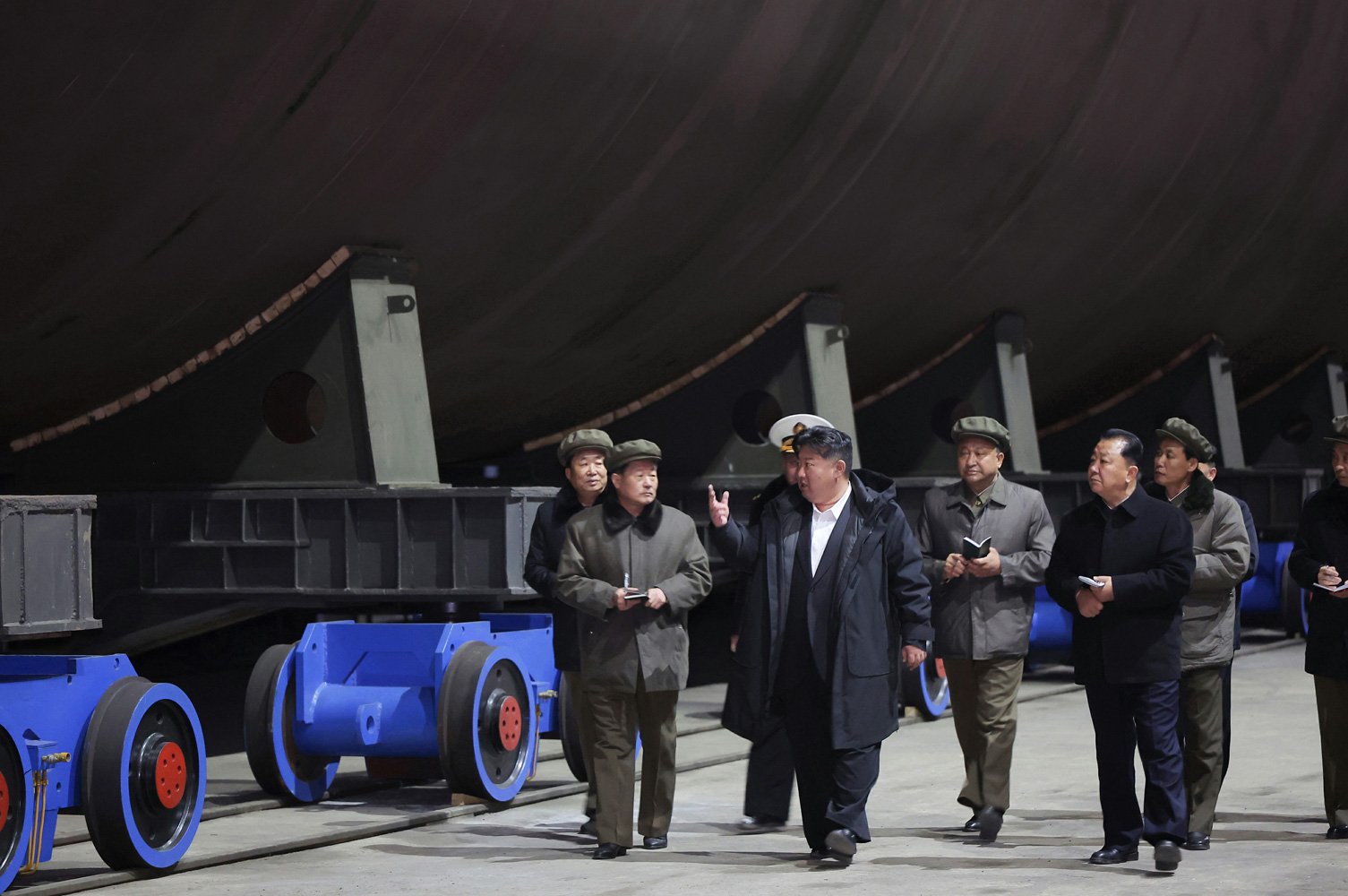 Illustration des Diktators Kim: KCNA