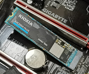 Kioxia Exceria Plus NVMe 1TB PCIe 3.0 Gen3x4 SSD im test