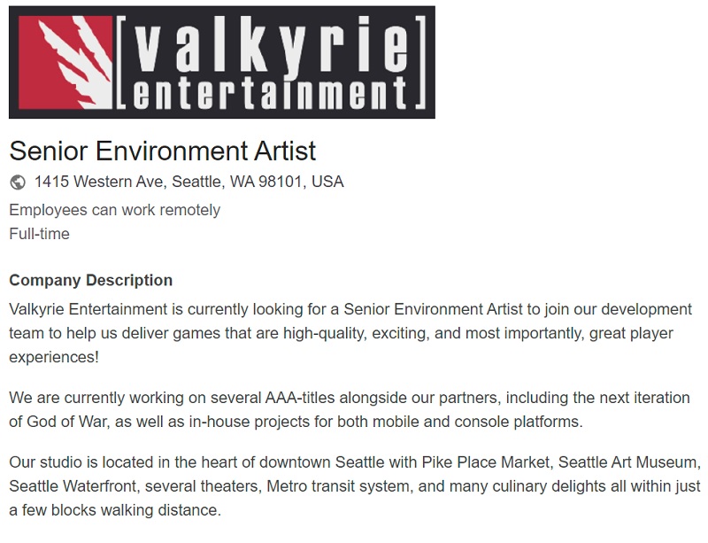 Ist ein neuer God of War-Teil bereits in Entwicklung? Darauf deutet eine freie Stelle in einem der internen Studios von Sony hin-2 Ist ein neuer God of War-Teil bereits in Entwicklung? Darauf deutet eine freie Stelle in einem der internen Studios von Sony hin-2