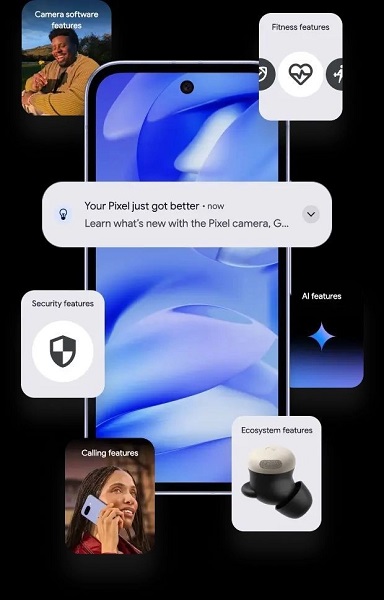 Diebstahlschutzfunktion im Google Pixel 9a