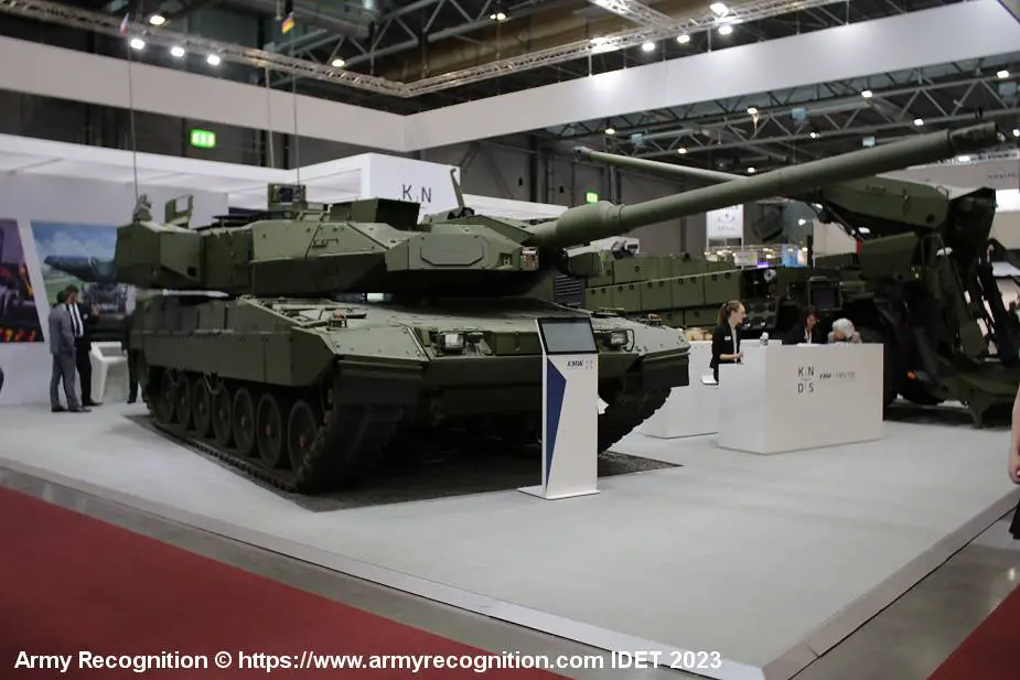 Leopard 2A8 Panzer Leopard 2A8, Illustration von Army Recognition