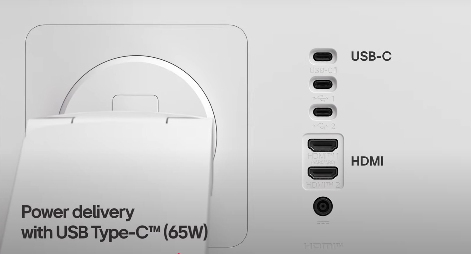 LG Smart Monitor Swing Anschlussmöglichkeiten LG Smart Monitor Swing Anschlussmöglichkeiten