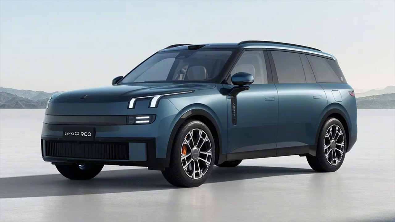 Rückansicht des Lynk Co 900 Rückansicht des Lynk Co 900