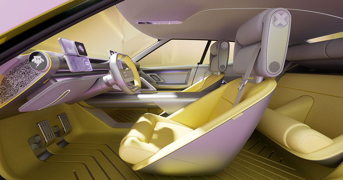 Hyundai Concept Three interior Hyundai Concept Three interior