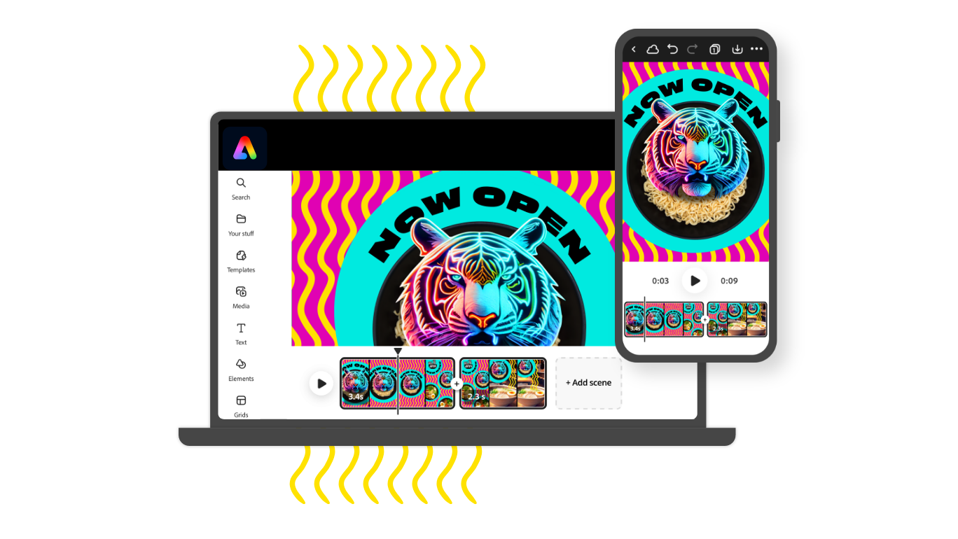 Adobe hat die generative KI von Firefly in die neue mobile Anwendung Express integriert Adobe hat die generative KI von Firefly in die neue mobile Anwendung Express integriert