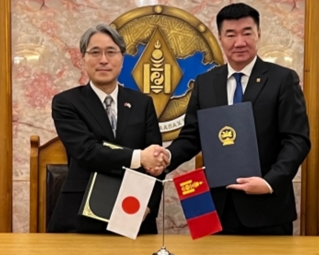 Unterzeichnung eines Abkommens zwischen Japan und der Mongolei